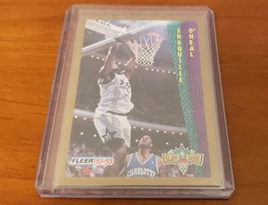 1992-93 Fleer Slam Dunk Shaquille O'Neal Rookie Card RC #298 HOF Magic Lakers - Picture 1 of 2