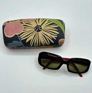 Vera Bradley Women's Sunglasses Meredith Jazzy Blooms Rectangle with Case - Picture 1 of 4