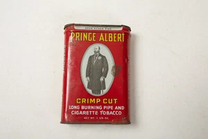 Prince Albert latta tabacco taglio a crimpare (R3B) 1 5/8 once reliquia rossa arrugginita - Foto 1 di 6