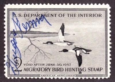 US RW23 US$ 2 caça de pato usado F-VF SCV US$ 10 - Imagem 1 de 2