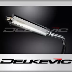 Triumph Tiger 800 ABS 2011-2018 Slip On 18" Oval Stainless Exhaust Muffler Kit - Picture 1 of 5