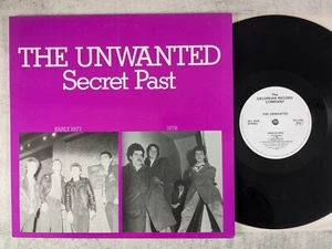 The Unwanted. Secret Past. Vinyl LP Record NEW OLD STOCK MINT. FIRST PRESS. PUNK - Picture 1 of 12
