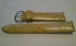 Uhrenarmband 18mm Braun Leder Edelstahl Schließe Neues Band - Bild 1 von 2