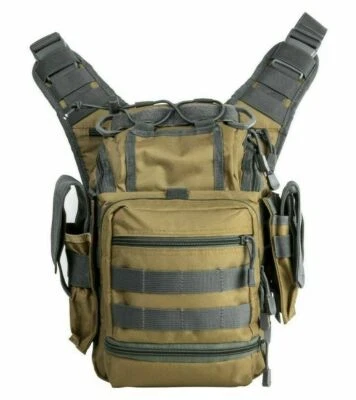 Bolsa eslinga de despliegue rápido VISM First Responder CCW equipo de tiro caza FDE/GRY Foto 1 de 4