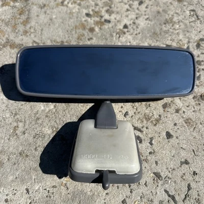 89-05 Toyota Pickup Rear View Mirror Gray Blue OEM DLX SR5 Truck w/ Dome Light - Image 1 of 4