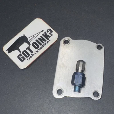 Kawasaki 1973-80 KZ Z1 900 1000 Z1900 Dragbike Aluminio Kicker Cubierta Bloque Placa Foto 1 de 4