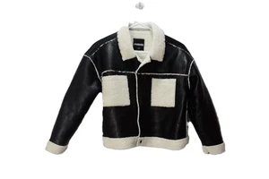 CHAQUETA RSQ NIÑAS IMITACIÓN CUERO DETALLE SHERPA TALLA X-PEQUEÑA - Imagen 1 de 8
