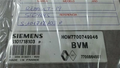 7700864507 centralina per RENAULT 19 II (B C53 ) 109090 - Immagine 1 di 2