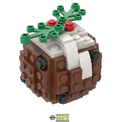 Pudding Christmas Bauble Decoration x1 | All Parts Genuine LEGO Bricks - Image 1 of 4