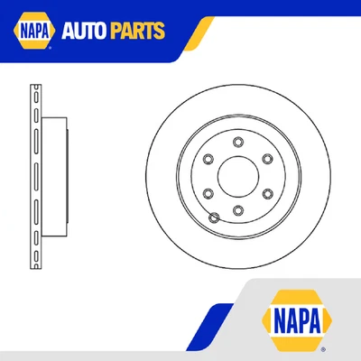 2x Par de discos de freno ventilados para Nissan Pathfinder R51 3.0D trasero 2010 en 307 mm Foto 1 de 4