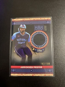 2024 Topps Update Series - All-Star Stitches Black #ASR-JP Jurickson Profar /199 - Picture 1 of 2