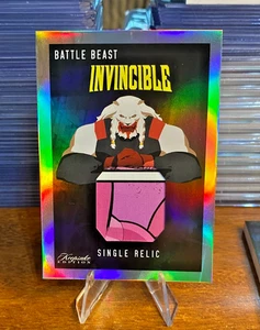 BATTLE BEAST 2025 Invincible Single Relic Keepsake Silver #458 rare - Picture 1 of 2