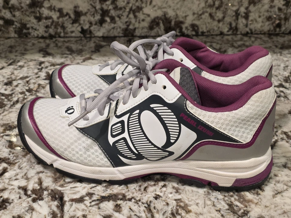 Zapatos de ciclismo para mujer Pearl IZUMI WX ROAD FUEL 2 talla 42 blanco púrpura limpios Foto 1 de 4