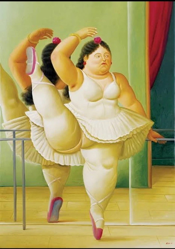 Pintura al óleo sobre lienzo firmada por Fernando Botero (hecha a mano) 20x28 en Boterismo. Foto 1 de 3