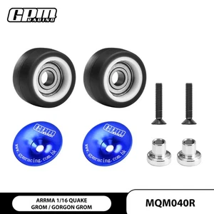 GPM 7075-T6 Alloy Wheelie Bar Wheel & Bearing ARRMA 1/16 Quake Grom Gorgon Grom - Picture 1 of 18