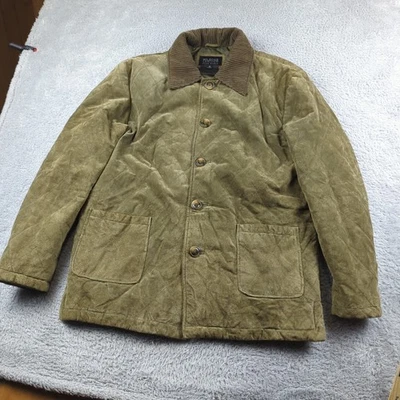 Chaqueta De Colección Wilson Pelle Para Hombres M Verde Acolchada Gamuza Fumadores Ejército Pana Foto 1 de 4