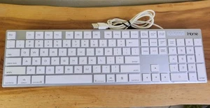 iHome Full Size Wired Keyboard: Compatible w/ Apple iOS or Windows - Sleek Mac - Picture 1 of 3
