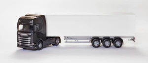 EMEK - Camion de couleur noir avec remorque 3 essieux – SCANIA S 4x2 - 1/25 -... - Imagen 1 de 1