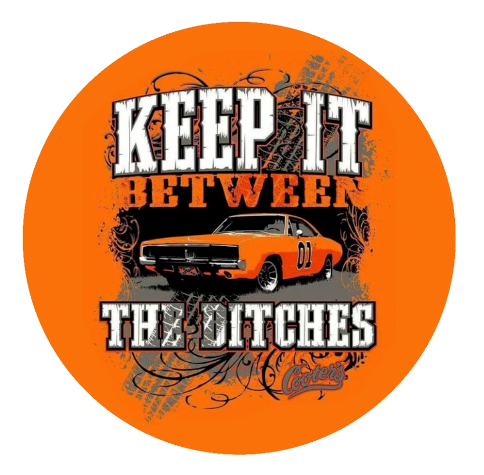 HANDCRAFTED Dukes of Hazzard (Keep It) - 4" Vinyl Decal Car Window Cooler Laptop Trailer Bar