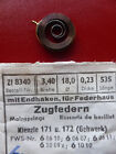 Feder 3,4mm 535mm Aufzugsfeder Zugfeder f Uhrwerk Wecker Uhr Uhrmacher