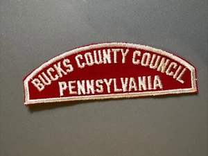 Vintage BSA Bucks County Council Pennsylvania RWS Council Strip - New - Picture 1 of 1