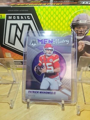 2021 MOSAIC PATRICK MAHOMES MEN OF MASTERY INSERT #MM1 KC CHIEFS SBLVII?? - Image 1 of 2