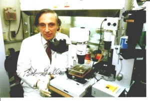 RARE IMAG! "Discovered HIV" Dr Robert Gallo Hand Signed 4X6 Color Photo COA - Picture 1 of 2