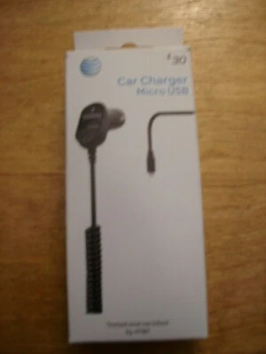 AT&T Micro USB Car Charger with Extra USB Port 3.4 amp - Image 1 of 2