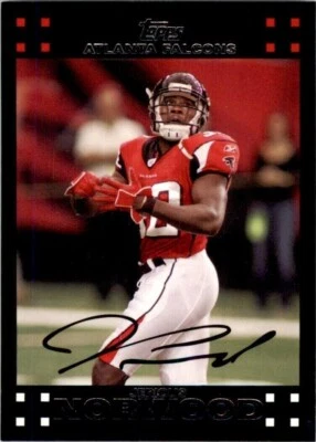 2007 TOPPS JERIOUS NORWOOD ATLANTA FALCONS #50 - Image 1 of 2
