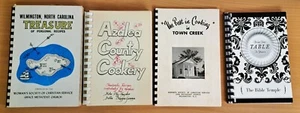 Lot of 4 Community Church Spiral bound Cookbooks Carolinas - Picture 1 of 24