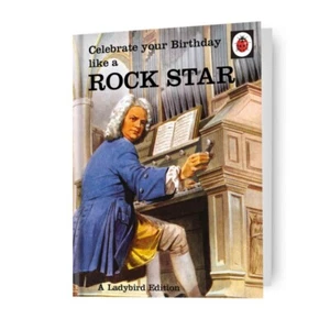 Birthday Card For Him Funny Ladybird Books Birthday Card Includes Envelope - Picture 1 of 7