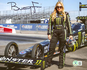 Brittany Force Authentic Signed 8x10 Photo Autographed BAS #BJ32696