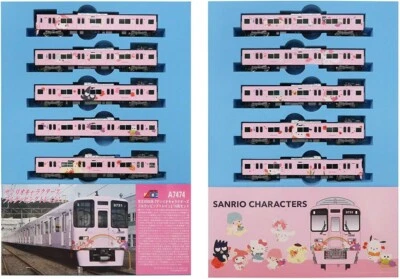 Micro Ace N gauge Keio 9000 Sanrio Characters full wrapping Train 10-Car A7474 - Image 1 of 3