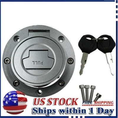 Fuel Gas Tank Cap Lock with Keys For Yamaha YZF R6 2003-2005 YZF-R6S 2006-2009 Foto 1 de 4
