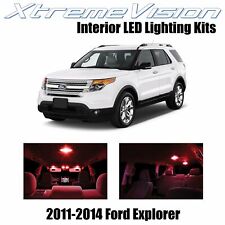XtremeVision Interior LED for Ford Explorer 2011-2014 (6 PCS) Red