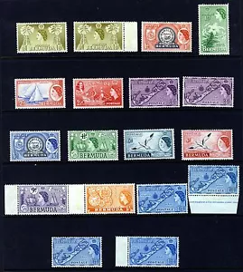 Bermudas 1953 a parte 1953 conjunto definitivo SG 135 a SG 145 como nuevo - Imagen 1 de 1
