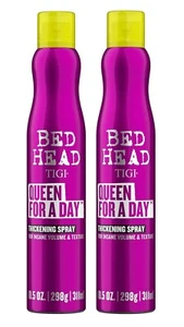 2 PACK Bed Head by TIGI Queen For A Day Thickening Spray for Fine Hair 10.5 oz - Picture 1 of 6