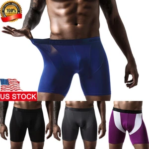 Mens Casual Boxer Shorts Trunks Comfort Fit Underpants Underwear Briefs Fitness - Picture 1 of 29