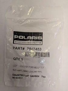 Polaris Flange Nut NUT-HXFL-M6X1.0 8 ZB3 NYL #7547453 (SPB2) - Bild 1 von 2