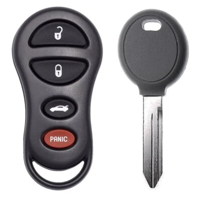 Replacement for Chrysler 300M 300 M 2001 2002 2003 2004 Remote Fob + Key Y160 - Image 1 of 4