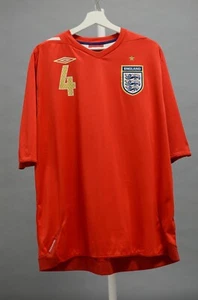 England 2006 2008 Away football shirt jersey Umbro size XXL #4 Gerrard - Picture 1 of 9