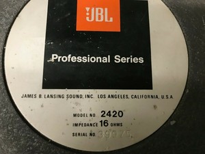 jbl 2420 for sale