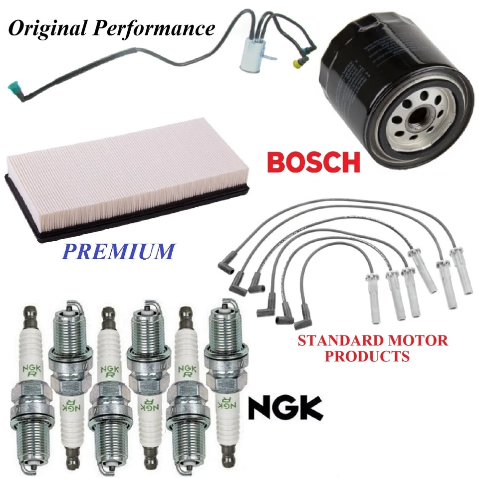 Tune Up Kit Filters Spark plugs For CHRYSLER TOWN & COUNTRY V6 3.3L & 3.8L 96-99 - Image 1 of 1