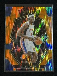 Jalen Duren (RC) - 2022 Panini Select Orange Flash Prizm #176 Detroit PISTONS - Picture 1 of 2