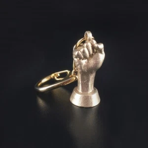 Takashi Uchiyama Boxer Boing Champion Hand Keyring Keychain Japan New Al-Bronze - Picture 1 of 4