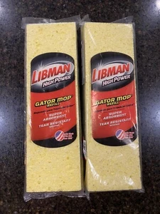 2 Libman Gator Mop Mine High Power #03959 reißfester Schwamm Hergestellt in den USA Neu - Bild 1 von 2