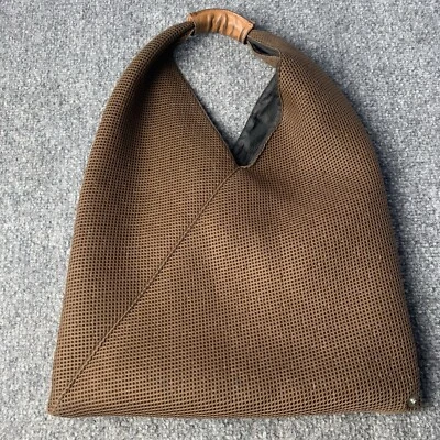 MM6 Maison Margiela Japanese Tote Handbag Mesh Shoulder Bag Brown Made In Italy - Image 1 of 4