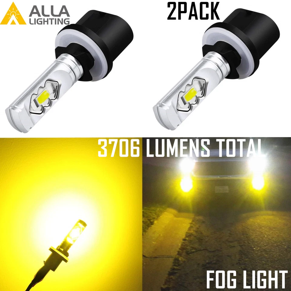 Alla LED 880 Cornering|Driving Fog Light Bulb High Visibility Safety Rain Snow - Image 1 of 4