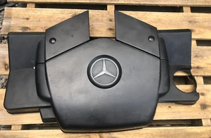 2003 - 2006 MERCEDES S500 W220 5.0L V8 ENGINE MOTOR COVER TRIM PANEL OEM BLACK - Picture 1 of 6