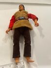 Vintage 1973 Marx Gabriel The Lone Ranger Red Sleeves Indian Action Figure READ